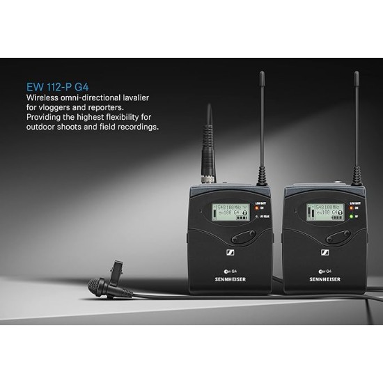 Sennheiser Professional Audio JBL Commercial CSLM30 UHF Bidirectional Lavalier Microphone With Earphone For Calls, Conferences And Monitoring (Black)