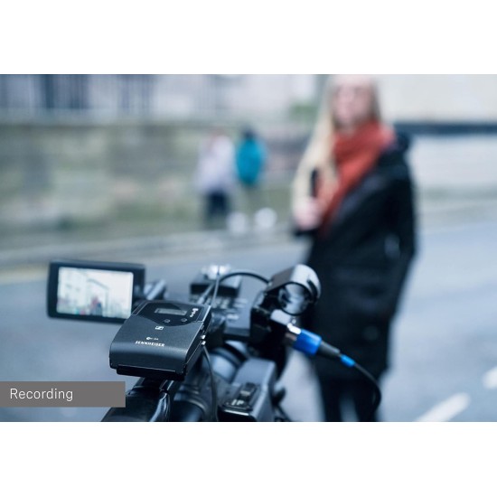 Sennheiser Professional Audio JBL Commercial CSLM30 UHF Bidirectional Lavalier Microphone With Earphone For Calls, Conferences And Monitoring (Black)