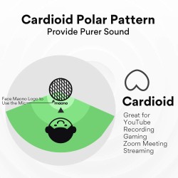 Maono AU-A04TR USB Condenser Cardioid Microphone Kit with Tripod for Podcast, PC, Gaming, Recording, YouTube, Vlogging Maono AU-A04TR USB Condenser Cardioid Microphone Kit with Tripod for Podcast, PC, Gaming, Recording, YouTube, Vlogging