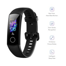 HONOR Band 5 (MeteoriteBlack)- Waterproof Full Color AMOLED Touchscreen, SpO2 (Blood Oxygen), Music Control, Watch Faces Store, up to 14 Day Battery Life HONOR Band 5 (MeteoriteBlack)- Waterproof Full Color AMOLED Touchscreen, SpO2 (Blood Oxygen), Music Control, Watch Faces Store, up to 14 Day Battery Life