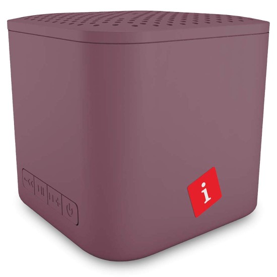 iBall Musi Cube X1 Wireless Ultra-Portable Bluetooth Speakers with FM | Micro SD Card Slot & Built-in Mic (Red Wine) iBall Musi Cube X1 Wireless Ultra-Portable Bluetooth Speakers with FM | Micro SD Card Slot & Built-in Mic (Red Wine)