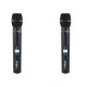 Studiomaster XR 80HH Dual Hand UHF Wireless Microphone, Black