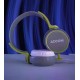 Adcom AD-28038 Junior Wired On-Ear Stereo Headphones with Microphone, Adjustable Leather Padded Cushions and 40mm Drivers (Grey/Green) Adcom AD-28038 Junior Wired On-Ear Stereo Headphones with Microphone, Adjustable Leather Padded Cushions and 40mm Drivers (Grey/Green)