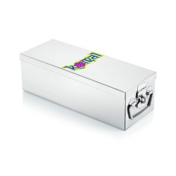 Konquer TimeS Komal Stainless Steel Big Jewellery Box (Standard, Silver)