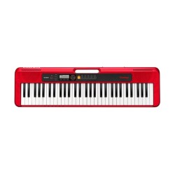 Casio CT-S200 Casiotone 61-Key Portable Keyboard with Piano tones, Red