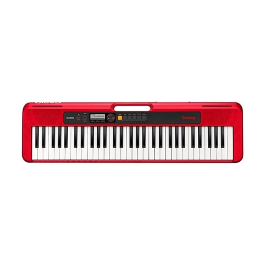 Casio CT-S200 Casiotone 61-Key Portable Keyboard with Piano tones, Red