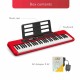 Casio CT-S200 Casiotone 61-Key Portable Keyboard with Piano tones, Red