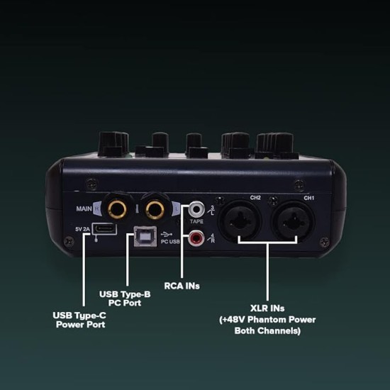 STUDIOMASTER 4-Channel Karaoke Mixer MINI 6 STUDIOMASTER 4-Channel Karaoke Mixer MINI 6