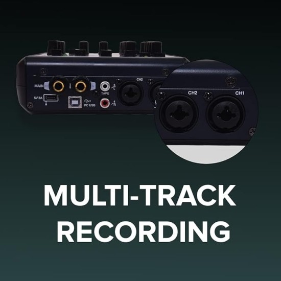 STUDIOMASTER 4-Channel Karaoke Mixer MINI 6 STUDIOMASTER 4-Channel Karaoke Mixer MINI 6