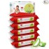 LuvLap Paraben Free Baby Wipes with Aloe Vera (72 Wipes/Pack, Pack of 6)