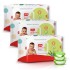 LuvLap Moisturising Wipes with Aloe Vera Lid (72 Wipes/Pack, Pack of 3)