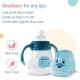LuvLap Little Dolphin Sipper, Soft Silicone Spout, Anti-Spill, Colour, 210Ml, 6M+, Blue