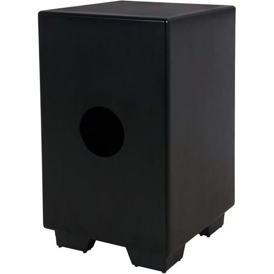 Clapbox Cajon CB02 Flow -Black, Oak Wood (H:50 W:30 L:30) - 3 Internal Snares