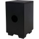 Clapbox Cajon CB02 Flow -Black, Oak Wood (H:50 W:30 L:30) - 3 Internal Snares