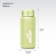 MILTON Aqua 500 Stainless Steel Water Bottle 500 ml, Single Walled, ISI Certified I Leak Proof Lid, Rust Proof I For School, Office, Gym I Light Green