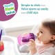 LuvLap Moby Little Spout Sipper for Infant/Toddler, 240ml, Anti-Spill Sippy Cup with Soft Silicone Spout BPA Free, 6m+ (Pink)