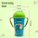 LuvLap Tiny Giffy Sippy Cup, Silicone Straw, BPA Free, 300 ml 18m+ (Green)