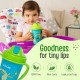 LuvLap Tiny Giffy Sippy Cup, Silicone Straw, BPA Free, 300 ml 18m+ (Green)