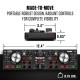 Numark DJ2GO2 Touch | Compact 2 Deck USB DJ Controller For Serato DJ with a Mixer/Crossfader, Audio Interface and Touch Capacitive Jog Wheels