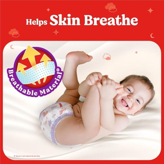 Huggies Complete Comfort Dry Tape Large (L) Size Baby Tape Diapers,9-14 Kg 52 count Pack of 1