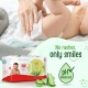 LuvLap Paraben Free Baby Wipes with Aloe Vera, with Fliptop Lid (72 Wipes/Pack)