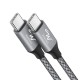 Wayona Type C To Type C Fast Charging Cable 65W/3.25A Usb C Nylon Braided Cord Compatible For Smartphone (Samsung Galaxy S22 S21 S20 Fe S10 M33 M51 M31 A73 A51 Note 20 10/Note 20 10 Plus) (1M, Grey) Wayona Type C To Type C Fast Charging Cable 65W/3.25A Usb C Nylon Braided Cord Compatible For Smartphone (Samsung Galaxy S22 S21 S20 Fe S10 M33 M51 M31 A73 A51 Note 20 10/Note 20 10 Plus) (1M, Grey)