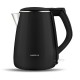 Havells Electric Kettle Aqua Plus 1250 Watts 1.2 liters , Double Layered Cool Touch Outer Body | 304 Rust Resistant SS Inner Body with Auto Shut Off | Wider Mouth | 2 Yr Manufacturer Warranty (Black) Havells Electric Kettle Aqua Plus 1250 Watts 1.2 liters , Double Layered Cool Touch Outer Body | 304 Rust Resistant SS Inner Body with Auto Shut Off | Wider Mouth | 2 Yr Manufacturer Warranty (Black)