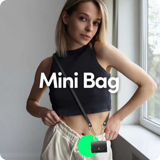 CYRILL Spigen Cyrill Mini Bag Compatible with Airpods Pro Case (2019) for Women, Cute Leather Airpods Pro1 Case Cover with Crossbody Strap - Black CYRILL Spigen Cyrill Mini Bag Compatible with Airpods Pro Case (2019) for Women, Cute Leather Airpods Pro1 Case Cover with Crossbody Strap - Black