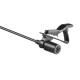 Boya ByM1 Auxiliary Omnidirectional Lavalier Condenser Microphone with 20ft Audio Cable (Black) Boya ByM1 Auxiliary Omnidirectional Lavalier Condenser Microphone with 20ft Audio Cable (Black)
