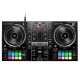Hercules DJ Control Inpulse 500: 2-Deck USB DJ Mixer Controller For Serato DJ And DJUCED (Included), Black