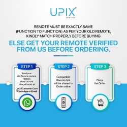 Upix Remote with Netflix Function (No Voice), Compatible/Replacement for Panasonic Smart TV LCD/LED Remote Control (Exactly Same Remote Will Only Work) Upix Remote with Netflix Function (No Voice), Compatible/Replacement for Panasonic Smart TV LCD/LED Remote Control (Exactly Same Remote Will Only Work)
