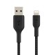 Belkin Apple Certified Lightning to USB Charge and Sync Tough Braided Cable for iPhone, iPad, Air Pods, 3.3 feet (1 meters) – Black Belkin Apple Certified Lightning to USB Charge and Sync Tough Braided Cable for iPhone, iPad, Air Pods, 3.3 feet (1 meters) – Black