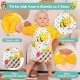 BabyGo Cotton Baby Tie Button Bibs | Soft, Washable Feeding Bibs for Kids, Adjustable, Reusable, Gentle on Skin, Comfortable & Ideal for Mealtime, Perfect for Infants & Toddlers | Multicolor