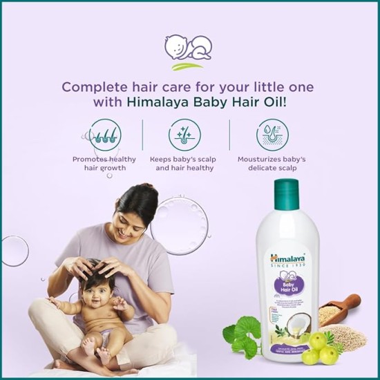 Himalaya Baby Hair Oil 200 ml(1 Count)