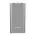 Gionee 10000mAh Li-Polymer Slim Design Power Bank with Power Indicators and 2 Output Ports (Fast Charging, 12W) PB10K2 (Metallic Blue)