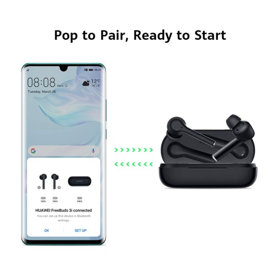 Huawei Freebuds 3I Bluetooth Truly Wireless In Ear Earbuds With Mic (Black) Huawei Freebuds 3I Bluetooth Truly Wireless In Ear Earbuds With Mic (Black)