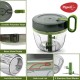 Pigeon Large Handy and Compact Chopper with 3 Blades for effortlessly Chopping Vegetables and Fruits (Multicolor, 650 ml, 14516)