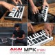 Akai Professional MPK mini MK3 – 25 Key USB MIDI Keyboard Controller With 8 Backlit Drum Pads, 8 Knobs and Music Production Software included (White)