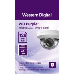 Western Digital WD Purple 128GB Surveillance and Security Camera Memory Card for CCTV & WiFi Cameras (WDD0128G1P0C) Western Digital WD Purple 128GB Surveillance and Security Camera Memory Card for CCTV & WiFi Cameras (WDD0128G1P0C)