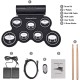 Powerpak G3001L-P Electronic Drum Kit Built-in Li-Battery 2000mAh Roll Up Drum Pad Portable Rechargeable Drum Kit with Headphone Jack Built-in Dual Speaker 2x Drum Pedals 2x Drum Sticks
