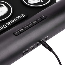 Powerpak G3001L-P Electronic Drum Kit Built-in Li-Battery 2000mAh Roll Up Drum Pad Portable Rechargeable Drum Kit with Headphone Jack Built-in Dual Speaker 2x Drum Pedals 2x Drum Sticks Powerpak G3001L-P Electronic Drum Kit Built-in Li-Battery 2000mAh Roll Up Drum Pad Portable Rechargeable Drum Kit with Headphone Jack Built-in Dual Speaker 2x Drum Pedals 2x Drum Sticks