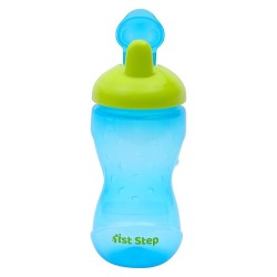 1ST STEP BPA Free Hard spout Grippy Cup (Blue)
