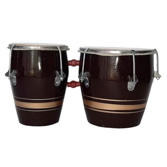GT manufacturers Professional Two Piece Hand Made Wooden Bango Drum Set (Brown) GT manufacturers Professional Two Piece Hand Made Wooden Bango Drum Set (Brown)