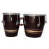 GT manufacturers Professional Two Piece Hand Made Wooden Bango Drum Set (Brown)