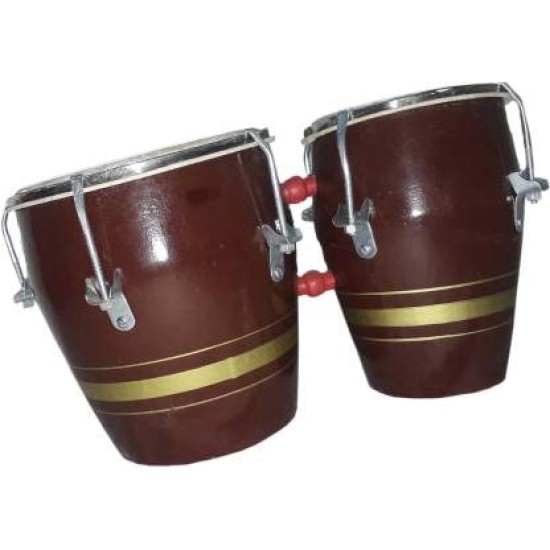 GT manufacturers Professional Two Piece Hand Made Wooden Bango Drum Set (Brown) GT manufacturers Professional Two Piece Hand Made Wooden Bango Drum Set (Brown)