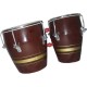 GT manufacturers Professional Two Piece Hand Made Wooden Bango Drum Set (Brown) GT manufacturers Professional Two Piece Hand Made Wooden Bango Drum Set (Brown)