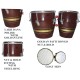 GT manufacturers Professional Two Piece Hand Made Wooden Bango Drum Set (Brown) GT manufacturers Professional Two Piece Hand Made Wooden Bango Drum Set (Brown)