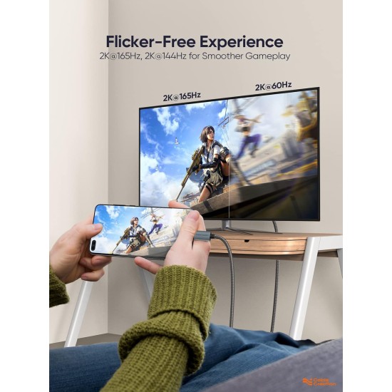 CableCreation 6FT USB C to Display Port Cable 4K@60Hz, 2K@165Hz, 2K@144Hz, to DP Cable Thunderbolt 3 Compatible with MacBook Pro/Air, iMac, iPad Pro 2020, Galaxy S22 Ultra/S20/S10, Aluminum, Grey CableCreation 6FT USB C to Display Port Cable 4K@60Hz, 2K@165Hz, 2K@144Hz, to DP Cable Thunderbolt 3 Compatible with MacBook Pro/Air, iMac, iPad Pro 2020, Galaxy S22 Ultra/S20/S10, Aluminum, Grey