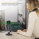 MAONO AU-902 USB Condenser Podcast Microphone, with Dual Volume Control, Mute Button, Monitor Headphone Jack, Plug and Play Mic for Vlogging, Gaming, Studio Recording, YouTube