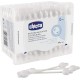Chicco Cotton Buds with Ear Drum Protection, Made of Paper Stem, Safe and Hygienic for Babies, Biodegredable (90 Pieces)